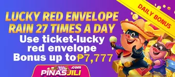 Lucky Red Envelope Rain 27 Times a Day at PINASJILI